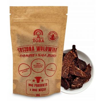 Toba Suszona Wołowina Habanero & Naga Jolokia 30g