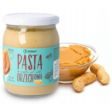 Krukam Pasta Orzechowa 100% 500g