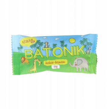 Krukam Batonik Daktylowy Kokos-Banan 20g