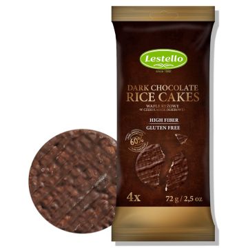 Lestello Wafle Ryżowe w Czekoladzie Bezglutenowe 72g