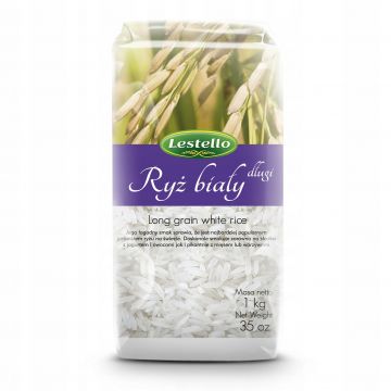 Lestello Ryż Biały Długoziarnisty 1kg