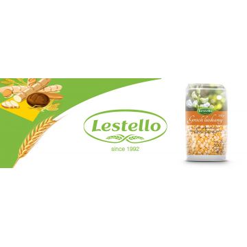 Lestello Groch Żółty Łuskany Połówka 500g