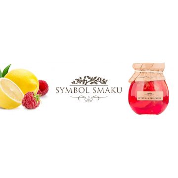 Symbol Smaku Cytryny w Syropie z Malinami 260g