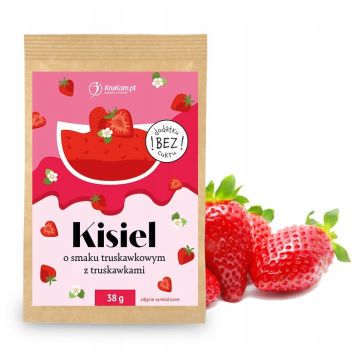 Krukam Kisiel Truskawkowy 38g