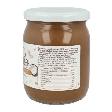 Krukam Pasta Orzechowa z Kokosem 500g