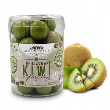 Symbol Smaku Kiwi Liofilizowane w Czekoladzie 100g