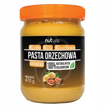 Nutura Pasta Orzechowa Kremowa 470g