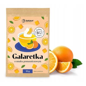 Krukam Galaretka Pomarańczowa 32g