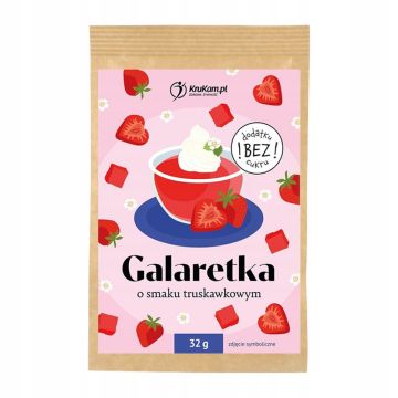 Krukam Galaretka Truskawkowa 32g