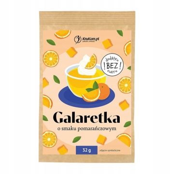 Krukam Galaretka Pomarańczowa 32g