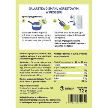 Krukam Galaretka Agrestowa 32g