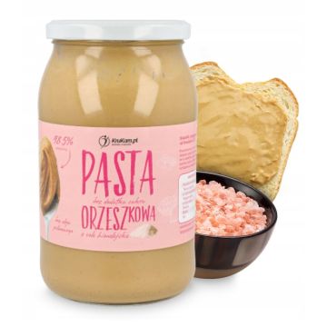 Krukam Pasta Orzechowa z Solą Himalajską 100% 900g