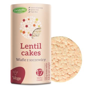 Lestello - Wafle z Soczewicy Bezglutenowe 130g