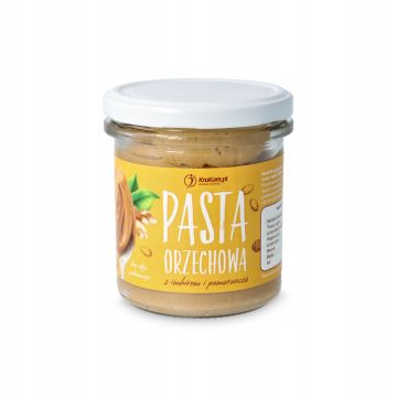 Krukam Pasta Orzechowa z Imbirem i Pomarańczą 300g