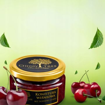 Cherry Tree Konfitura Wiśniowa Bez Cukru 235g