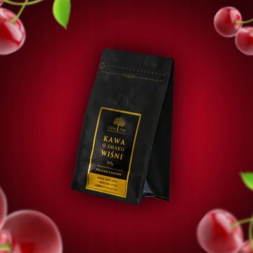 Cherry Tree Kawa Mielona z Aromatem Wiśni 200g