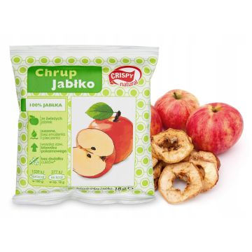 Crispy Natural Jabłka Suszone 18g