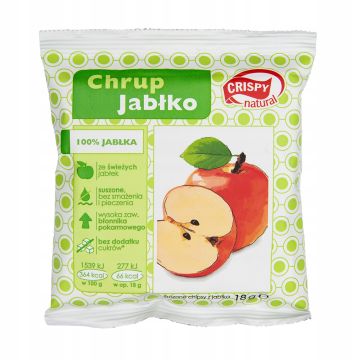 Crispy Natural Jabłka Suszone 18g