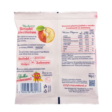 Crispy Natural Jabłka Latem Pachnące 18g