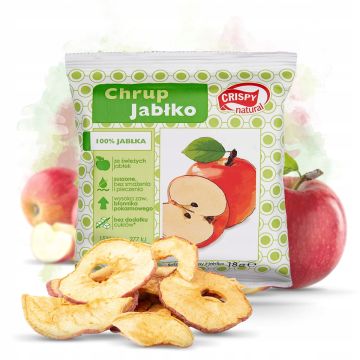 Crispy Natural Jabłka Suszone 18g