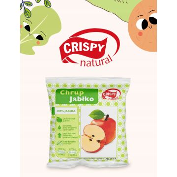 Crispy Natural Jabłka Suszone 18g