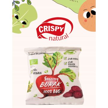 Crispy Natural Suszone Buraki Bio 15g