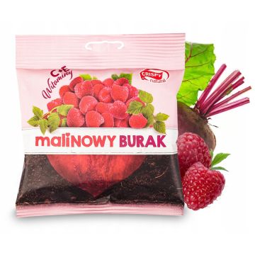 Crispy Natural Suszony Burak Malinowy 18g