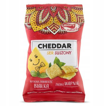 Crispy Natural Suszony Ser Cheddar 15g