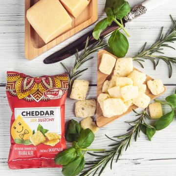 Crispy Natural Suszony Ser Cheddar 15g