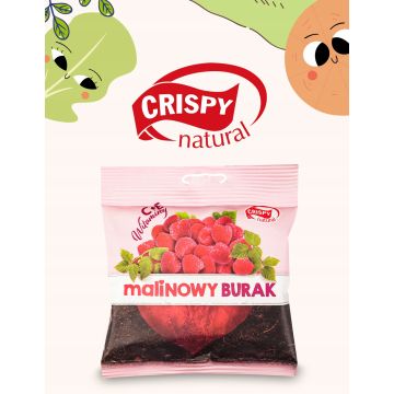 Crispy Natural Suszony Burak Malinowy 18g