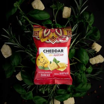 Crispy Natural Suszony Ser Cheddar 15g