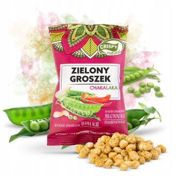 Crispy Natural Suszony Groszek Chakalaka 25g