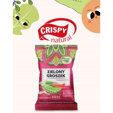 Crispy Natural Suszony Groszek Chakalaka 25g