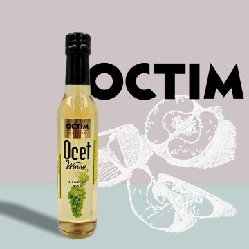 Octim Ocet Winny z Białego Wina 6% 250ml