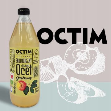 Octim Ocet Jabłkowy Bio 6% 750ml