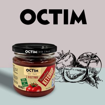 Octim Ketchup Łagodny 180g