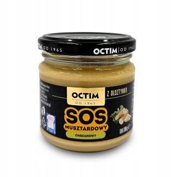 Octim Sos Musztardowy Chrzanowy 180g