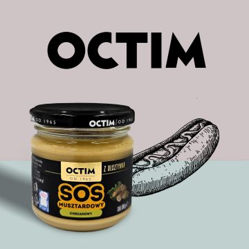 Octim Sos Musztardowy Chrzanowy 180g