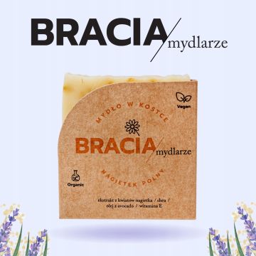 Bracia Mydlarze Mydło Nagietek Polny 110-120g