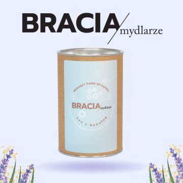 Bracia Mydlarze Puder Do Kąpieli Len z Bawełną 300g