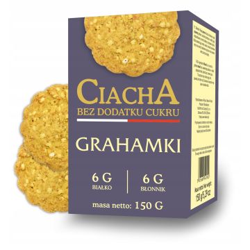 Malwa Ciacha Bez Cukru Grahamki 150g