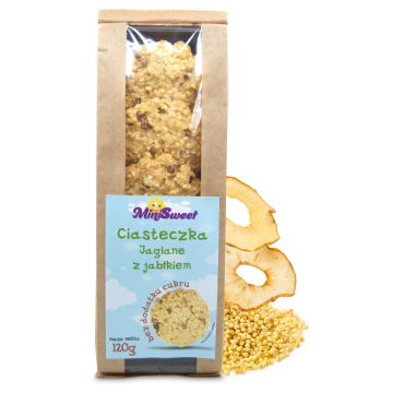 Malwa Ciasteczka Jaglane z Jabłkiem 120g