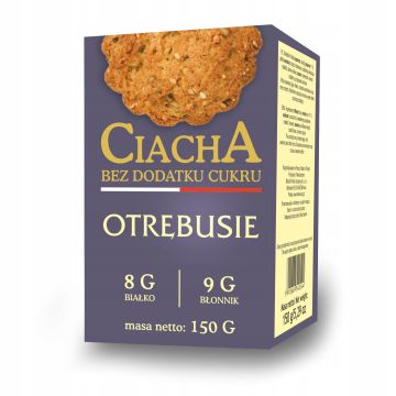 Malwa Ciacha Bez Cukru Otrębusie 150g