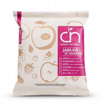 Crispy Natural Suszone Jabłka o Smaku Owoców Leśnych 18g