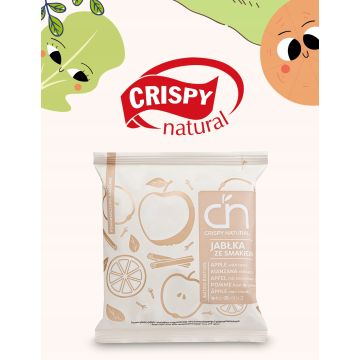 Crispy Natural Suszone Jabłka o Smaku Owoców Leśnych 18g